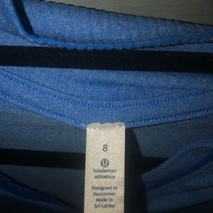 Blue lululemon pullover. Size 8.